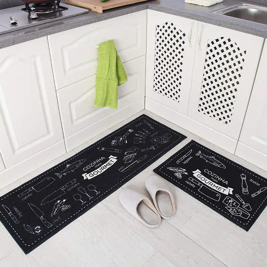 Long Kitchen Mat Bath Carpet Floor Mat Home Entrance Doormat Tapete Absorbent Bedroom Living Room Floor Mats Modern Kitchen Rug