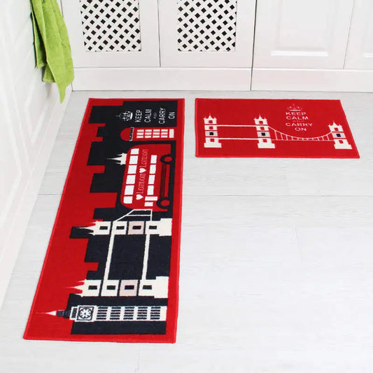 Long Kitchen Mat Bath Carpet Floor Mat Home Entrance Doormat Tapete Absorbent Bedroom Living Room Floor Mats Modern Kitchen Rug