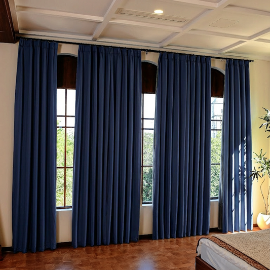 Custom Luxury Silk-Fiber Blackout Curtains-30