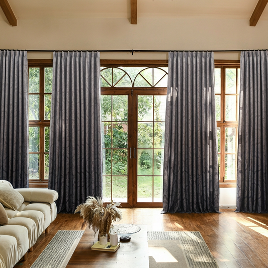 Custom Luxury Silk-Fiber Ombre Blackout Curtains-5