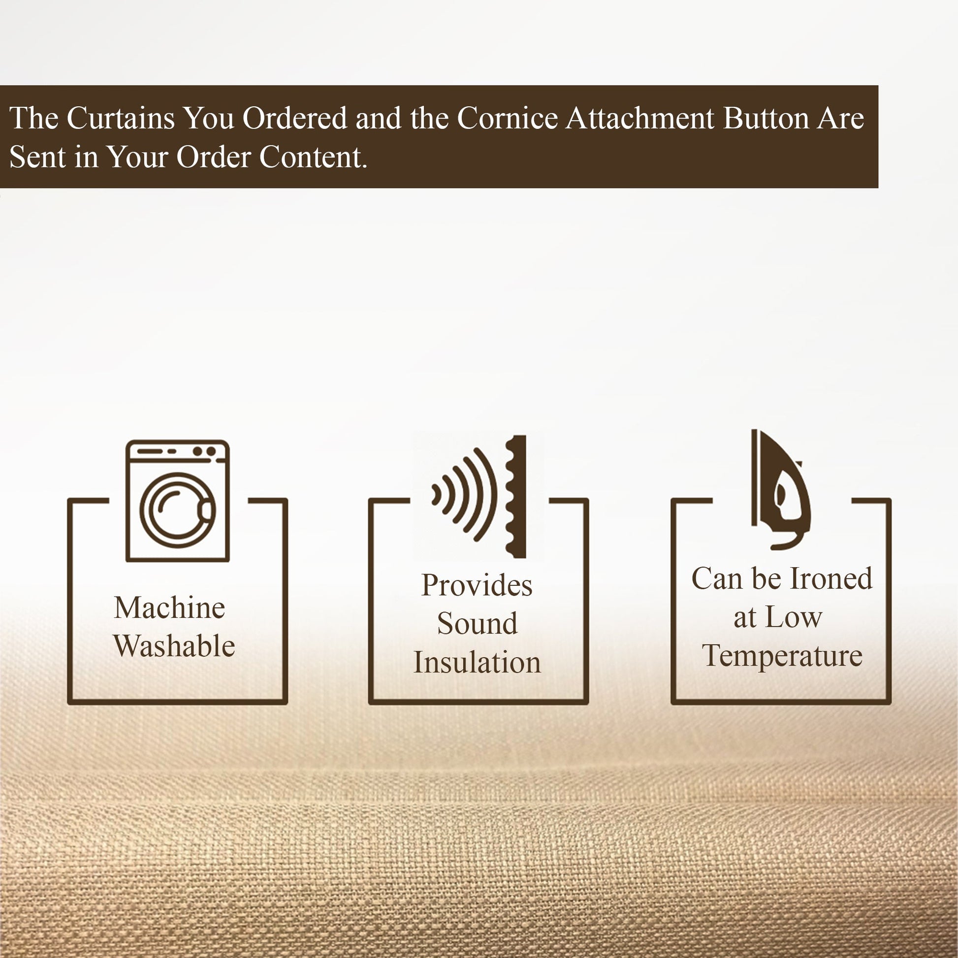 Linen Brown Curtain-3