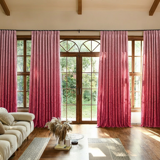 Custom Luxury Silk-Fiber Ombre Blackout Curtains-10