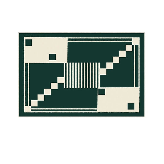 Light Luxury Carpets for Living Room Large Area Bedroom Decor Bedside Carpet Home Vintage Green Floor Mat Washable Lounge Rug