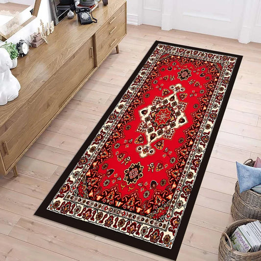 Bohemian Corridor Carpets Entrance Kitchen Staircase Long Rug Home Decor Non-Slip Long Floor Mat Kitchen Staircase Long Rugs