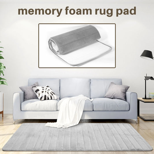 -ABLP Memory Foam Soft Bath Mats - Non Slip Absorbent Bathroom Rugs Extra Large Size Runner Long Mat For Kitchen Bathroom Floors