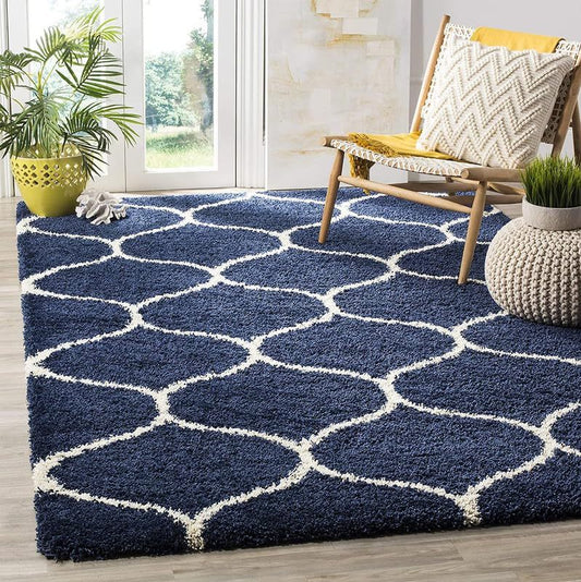 Carpets for Living Room 4x6 Feet | Blue
